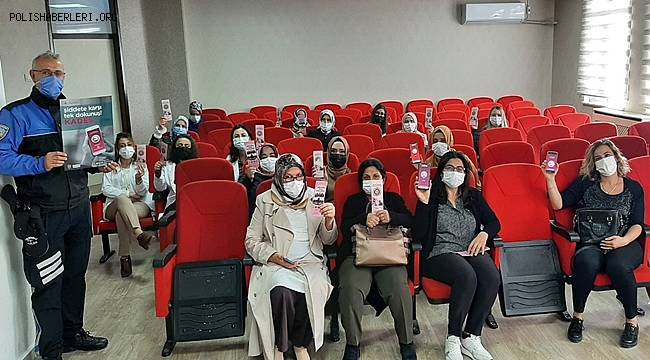 Gaziantep polisi KADES hakkında bilgilendiriyor