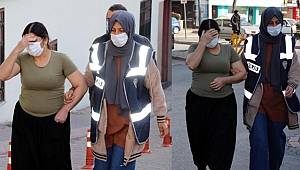 Hırsızlık suçundan 10 yıl hapisle aranan hükümlü kadın saklandığı evde yakalandı