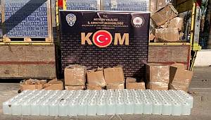 Mersin'de 900 litre etil alkol ele geçirildi