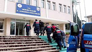 Mersin'de kablo hırsızları jandarma tarafından yakalandı