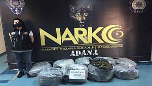 Sebze kasası arasında 99 kilo 450 gram esrar ele geçirildi