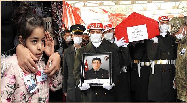 Şehit Uzman Çavuş Savaş Dinç son yolculuğuna uğurlandı