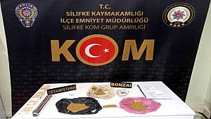Silifke'de uyuşturucu ile yakalanan 1 şüpheli tutuklandı 