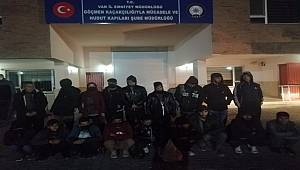 Van'da bir otele düzenlenen operasyonda 15 göçmen yakalandı