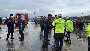 Antalya'da kamyon ile tırın çarpıştığı kazada bir kişi öldü, bir kişi yaralandı 