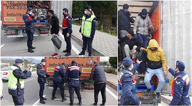 Dorsesine saklandıkları tırla Bulgaristan yerine Çanakkale'ye gittiler 