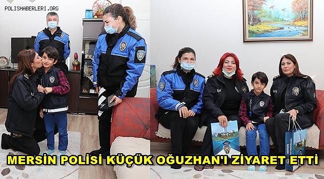 Emniyetten Polis olmak isteyen Oğuzhan'a ziyaret