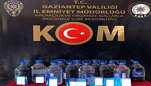 Gaziantep KOM ekiplerinden kaçak içki operasyonu