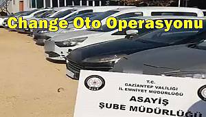 Gaziantep'te 'change oto' operasyonu 3 gözaltı