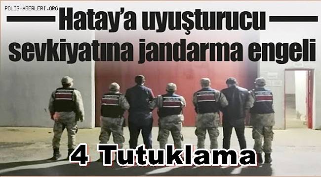 Gaziantep'ten Hatay'a Uyuşturucu Sevkiyatına Jandarma Engeli 