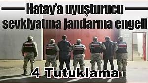 Gaziantep'ten Hatay'a Uyuşturucu Sevkiyatına Jandarma Engeli 