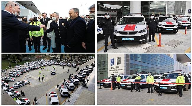 İçişleri Bakanı Soylu Bursa Emniyetinin araç teslim törenine katıldı