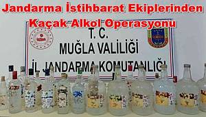 Jandarma İstihbarat Ekiplerinden Kaçak Alkol Operasyonu