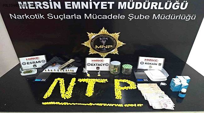 Mersin'de otomobilde açılır kapanır uyuşturucu zulası çıktı