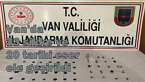 Van'da 33 sikke ve 20 tarihi eser ele geçirildi