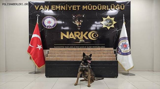Van'da 'Juno' ile 40 kilo 850 gram eroin ele geçirildi 