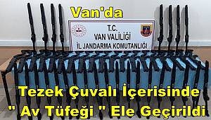 Van'da tezek Çuvalı İçerisinde