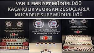 Van Emniyeti kaçakçılara göz açtırmıyor  