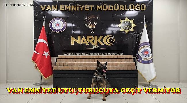 Van Emniyeti Uyuşturucuya Geçit Vermiyor  