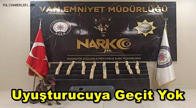 Van Polisi Uyuşturucuya Geçit Vermiyor  