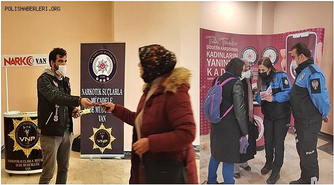 Van Polisi Vatandaşları Bilgilendirdi