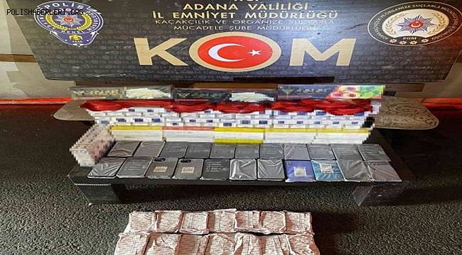 Adana'da 66 kaçak cep telefonu ele geçirildi 