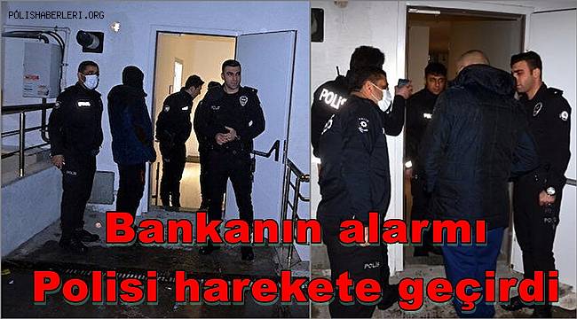 Avcılar’da bankanın alarmı polisi harekete geçirdi