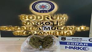 Bodrum otogarında valiziden uyuşturucu çıktı