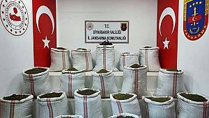 Diyarbakır'ın Lice kırsalında 516 kilo uyuşturucu ele geçirildi 