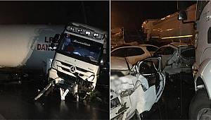 Gaziantep'te 11 aracın karıştığı zincirleme kazada 8 kişi yaralandı