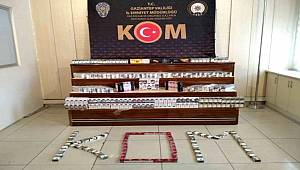 Gaziantep'te bin 580 paket kaçak sigara ele geçirildi 