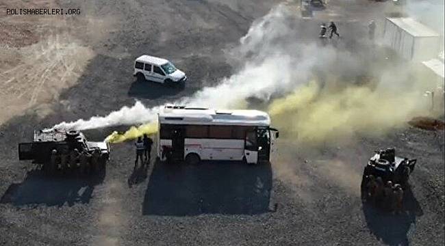 Gaziantep'te gerçeğini aratmayan rehine kurtarma tatbikatı 