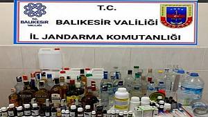 Gönen’de kaçak içki operasyonu 