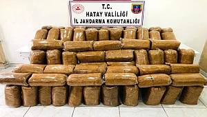 Hatay'da 450 kilo kaçak tütün ele geçirildi