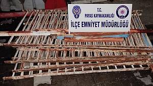 Hatay'da aile sağlığı merkezinden bahçe korkuluğu çalan 2 kişi yakalandı