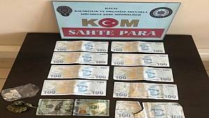 Hatay'da sahte para operasyonunda bir şüpheli yakalandı