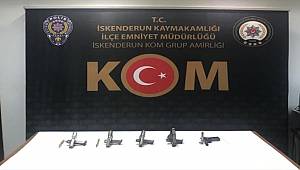 Hatay'da silah kaçakçılığı ve uyuşturucu operasyonunda 4 şüpheli yakalandı