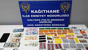 Kağıthane’de uyuşturucu taciri serum şeklindeki uyuşturucu ile yakalandı 