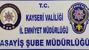 Kayseri'de 15 hırsızlık olayının şüphelisi 9 kişi yakalandı