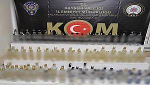 Kiraladığı evde sahte alkol üreten şahıs gözaltına alındı