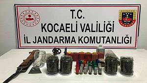 Kocaeli’de uyuşturucu ve patlayıcı madde ele geçirildi 