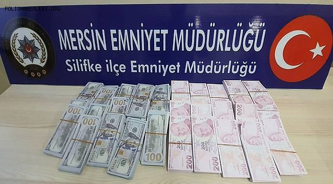 Mersin'de 3.5 milyon liralık sahte dolar ve Türk Lirası ele geçirildi