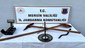 Mersin'de izinsiz kazı yapan 3 şüpheli suçüstü yakalandı