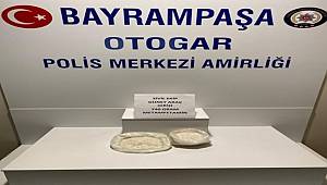 Otogarda peynir bidonunda uyuşturucu ele geçirildi
