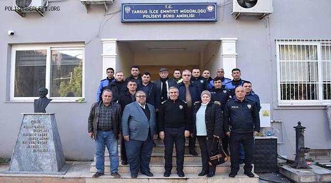 Tarsus Emniyet Müdürü Ebubekir Fil, muhtarlarla buluştu
