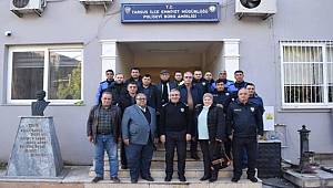 Tarsus Emniyet Müdürü Ebubekir Fil, muhtarlarla buluştu