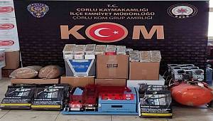 Tekirdağ’da kaçak makaron ve tütün operasyonu