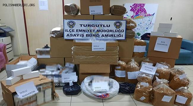 Turgutlu’da kaçak tütün operasyonu 