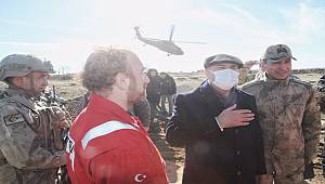 Vali Demirtaş, İncelemelerini Sürdürüyor