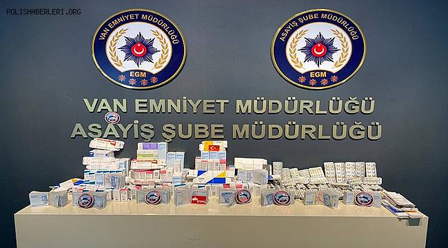 Van'da gümrük kaçağı ilaç ele geçirildi
